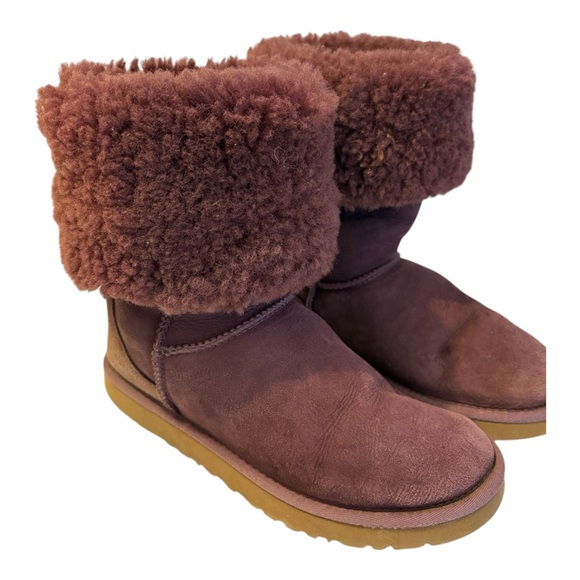 UGG Vintage Y2K Dark Purple Mauve Classic Tall Shearling Boots 🧸💜✨ - Picture 6 of 8